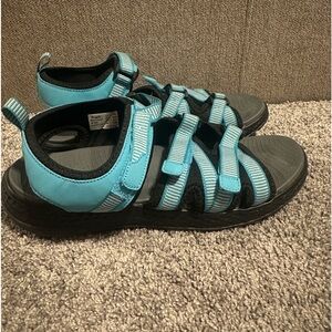 Propet Blue and Black Women's Sandals